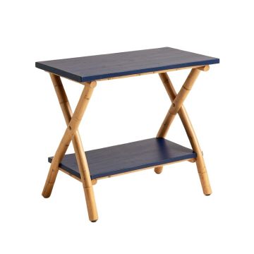 Flint Bridge Side Table - Navy