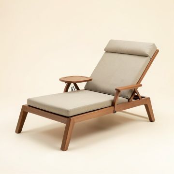 Abilene Reclining Sun Lounger Set With Table (synthetic illustration; no displayed measurements)