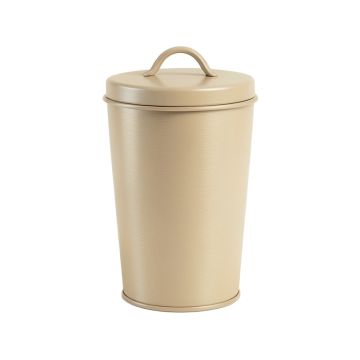 River Arc Storage Canister With Lid - Beige