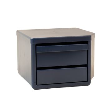Meadow Branch Small-Parts Storage Drawer Cabinet - Navy