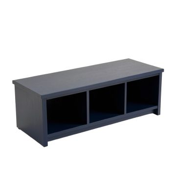 Cliff Bridge Shoe Storage Bench - Navy