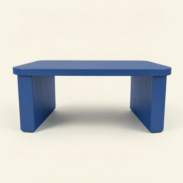 Ash Bluff Desktop Monitor Riser - Blue (synthetic illustration; no displayed measurements)