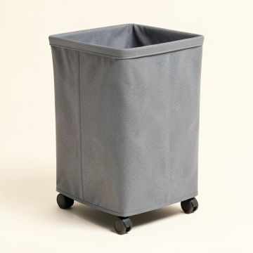 Laundry Hamper With Wheels (synthetic illustration; no displayed measurements)