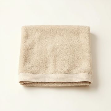 Harbor Crossing Bath Towel - Beige (synthetic illustration; no displayed measurements)