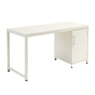 Dawn Crest Empty Workshop Workbench - White (synthetic illustration; no displayed measurements)