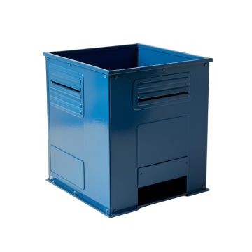 Bay Bridge Closed Garden Compost Bin - Blue