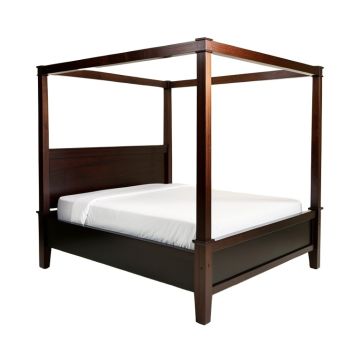 Kingstown Four Poster Bed (synthetic illustration; no displayed measurements)