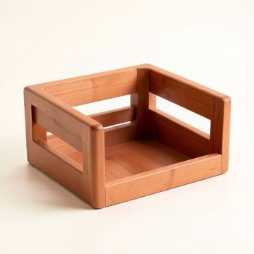 Spruce Brook Empty Furniture-Style Pet Crate - Terracotta (synthetic illustration; no displayed measurements)