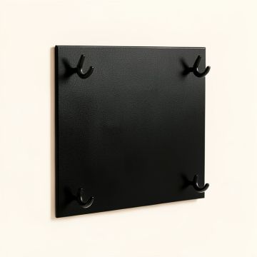 Linden Crest Empty Wall-Mounted Tool Organizer Panel - Black (synthetic illustration; no displayed measurements)
