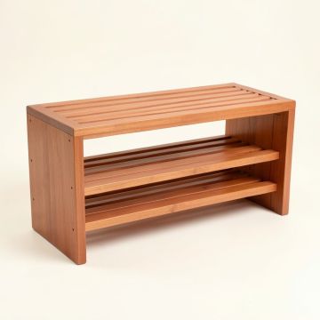 Juniper Dell Shoe Storage Bench - Terracotta (synthetic illustration; no displayed measurements)