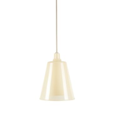 Linden Brook Pendant Light Suspended From One Plain Cable - Ivory