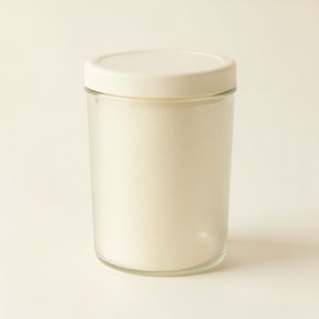 Field Bend Storage Canister With Lid - Ivory (synthetic illustration; no displayed measurements)