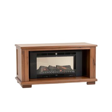 Whittier Tv Stand For Tvs Up To 50 '' With Electric Fireplace Included (synthetic illustration; no displayed measurements)