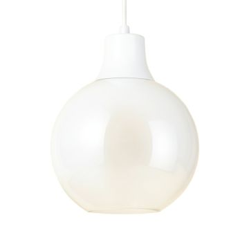 7 '' H Glass Sphere Pendant Shade ( Clip On ) In White