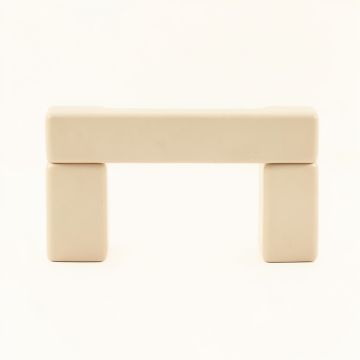 Linden Branch Cabinet Handle Without Packaging - Beige (synthetic illustration; no displayed measurements)