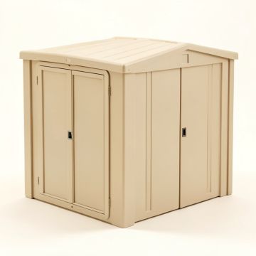 5 Ft. W X 6 Ft. D Plastic Storage Shed (synthetic illustration; no displayed measurements)