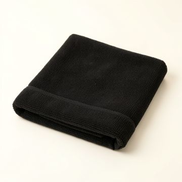 Flint Canyon Bath Towel - Black (synthetic illustration; no displayed measurements)