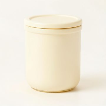 Ash Branch Storage Canister With Lid - Cream (synthetic illustration; no displayed measurements)