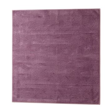 Narrow The Gap Print Flatweave Plum Area Rug