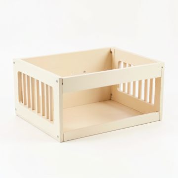 Holly Canyon Empty Furniture-Style Pet Crate - Cream (synthetic illustration; no displayed measurements)