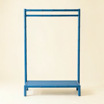 Dune Bend Empty Garment Rack - Blue (synthetic illustration; no displayed measurements)