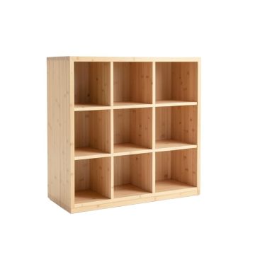 Rowan Bluff Freestanding Bookcase - Beige (synthetic illustration; no displayed measurements)