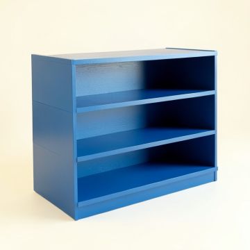 Clay Fold Desktop Shelving Unit - Blue (synthetic illustration; no displayed measurements)