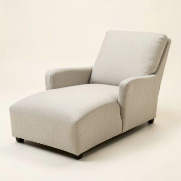 Armless Reclining Chaise Lounge (synthetic illustration; no displayed measurements)