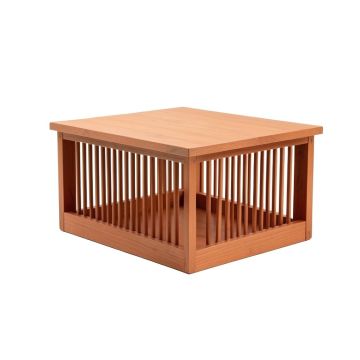 Alder Canyon Empty Furniture-Style Pet Crate - Terracotta