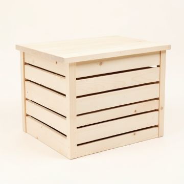 Ash Canyon Closed Outdoor Storage Box - Ivory (synthetic illustration; no displayed measurements)