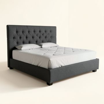 Anisa Tufted Upholstered Standard Bed (synthetic illustration; no displayed measurements)