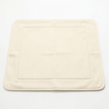 Laurel Falls Bath Mat - Cream (synthetic illustration; no displayed measurements)