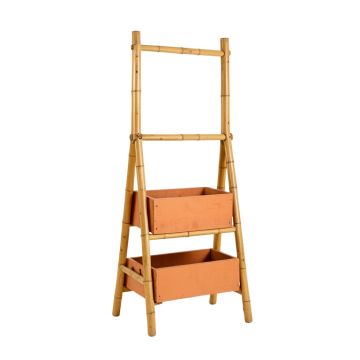 Holly Crest Empty Vertical Garden Frame - Terracotta
