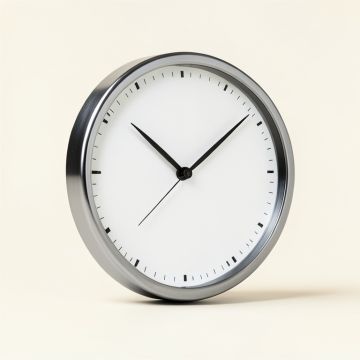 Presswood Wall Clock (synthetic illustration; no displayed measurements)