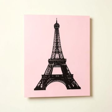 Paris By Sweet Jojo Designs Paper Print ( Set Of 4 ) (synthetic illustration; no displayed measurements)