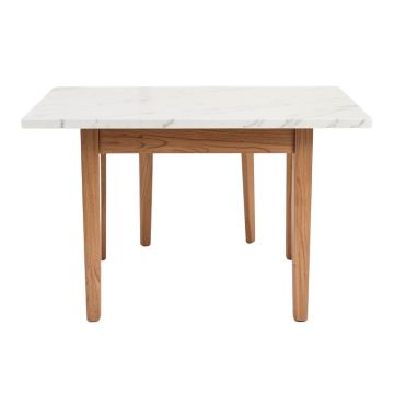 Gassett Faux Marble Top 5 Piece Solid Wood Pub Table Set