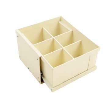 Olive Bend Empty Coffee-Station Organizer - Ivory