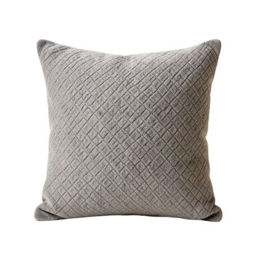 Moss Branch Filled Accent Pillow - Gray