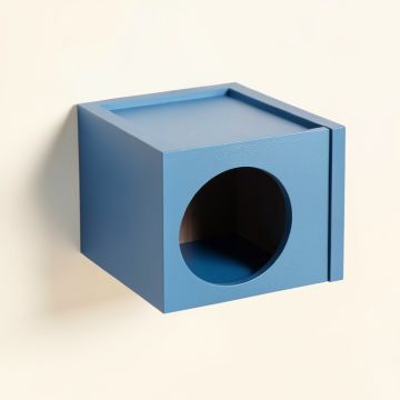 Spruce Dell Wall-Mounted Cat Perch - Blue (synthetic illustration; no displayed measurements)