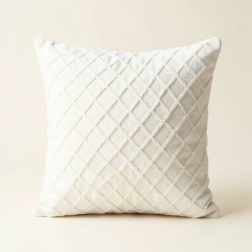 Dawn Canyon Filled Accent Pillow - White (synthetic illustration; no displayed measurements)