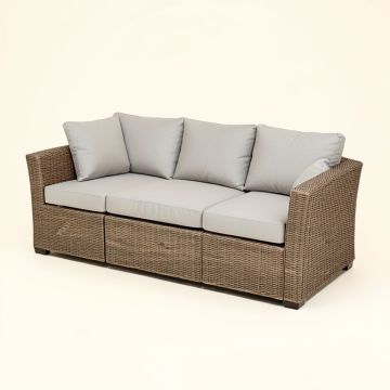Drekjuan Patio Sofa With Cushions (synthetic illustration; no displayed measurements)