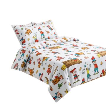 Dr. Seuss Lumberjack Cat In The Hat 5 Piece Crib Bedding Set