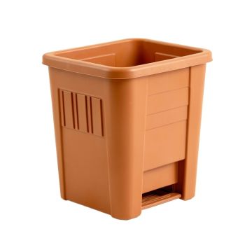 Heath Bend Closed Garden Compost Bin - Terracotta