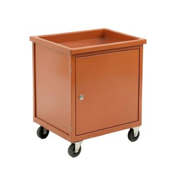 Briar Bridge Empty Rolling Workshop Cart - Terracotta