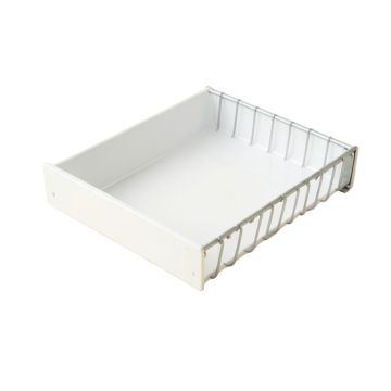 Birch Bluff Empty Under-Desk Cable Tray - White