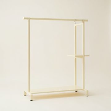 Glen Crest Empty Garment Rack - Cream (synthetic illustration; no displayed measurements)
