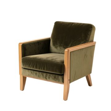 25.25 '' Wide Velvet Armchair
