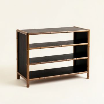 Briar Arc Low Bookcase (synthetic illustration; no displayed measurements)