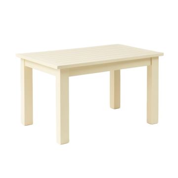 Oak Bridge Patio Table - Cream (synthetic illustration; no displayed measurements)