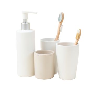 Tanya Resin 9 Piece Bathroom Accessory Set